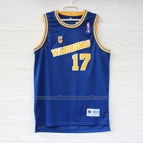 Maillot Golden State Warriors Chris Mullin #17 Retro Bleu